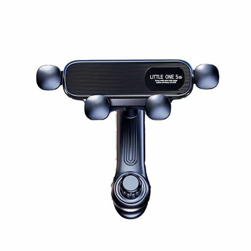 スマホホルダー 車 携帯ホルダー 360度回転 自由調整アーム 車用品 エアコン吹き出し口 車載ホルダー 片手操作(ブラック)