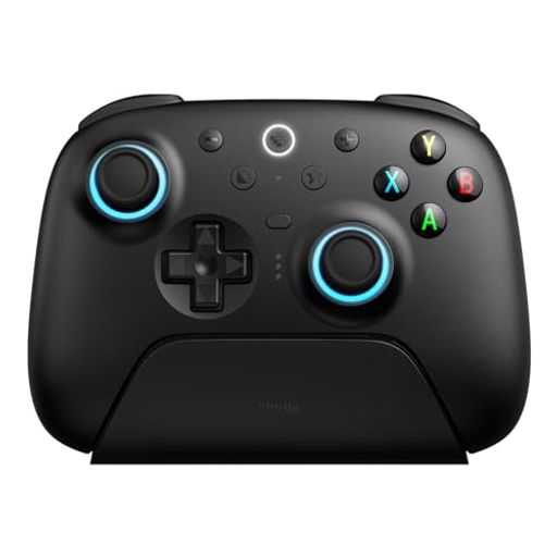8BitDo Ultimate 2 ワイヤレス コントローラー Windows & Android 用、TMR ジョイスティック付きゲーム コントローラー、切り替え可能なホール効果/触覚トリガー、RGB ファイヤー リング、8 スピード…