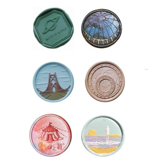 シーリングスタンプヘッドシーリングワックス交換真鍮銅頭ワックスシールスタンプ手芸用品誕生日の封筒の装飾様々なスタイルに対応復古風結婚式告白洋式招待状DIY用手芸...