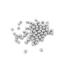 BULLSPANN車輪ベアリング用鋼球スペアパーツ自転車用直径3MM60個セットシルバートーン