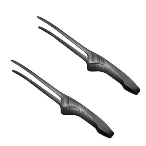 【製品仕様】:材質:ステンレス、重量:80g、セット数量:2本セット、カラー:ブラック、サイズ:長さ:24.3CM、幅:1.5CM。 【自立式トング】:スマートな「自立式」デザインで、先がテーブルにふれないので、倒れにくく安定してて、とてもこだわりがあります。 水洗い、食器洗い機で洗うことができます。 【製品の長所】:食品級のステンレス鋼は食材に直接触れることができて錆びにくくて、効果的に滑り止めが落ちないで、手触りが快適で、挟みやすくて、使いやすくて、高温に強くて、清潔です。 【使いやすい】:人間工学に基づいて設計されており、食品が滑るリスクを最小限に抑え、安全で快適な取り扱いが可能で、軽量で取り扱いが簡単です。 【幅広い用途】:キッチンバーベキュー、ピクニック、ディナーパーティー、ビュッフェまたは屋外バーベキュー、魚、カニ、鶏肉、七面鳥、ハンバーガー、アスパラガス、野菜サラダ、タコス、その他の食品に適しています。 日本料理店、韓国料理店、ビュッフェ、その他のバーベキューレストランに最適です。
