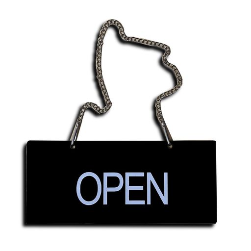 Seagron�����ץ󥯥���������openclose���ץ졼�ȥ��������(23x10CM���֥�å���A)