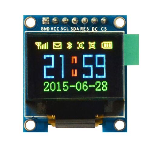 VKLSVAN 0.95インチ SPI OLEDディスプレイモジュールフルカラー SSD1331 Arduinoに対応