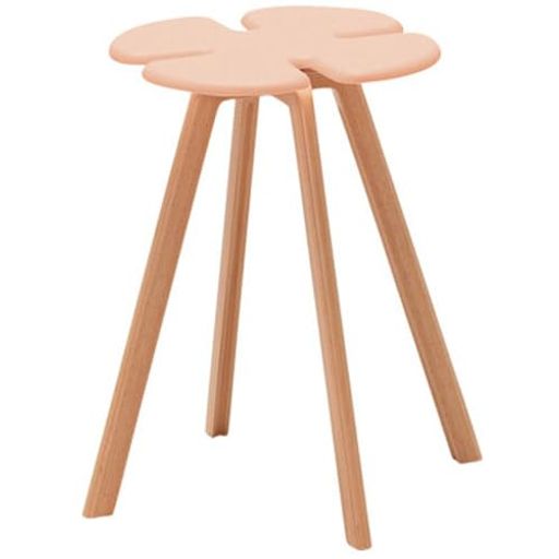 寸法:W356D356H440SH440、重量:1.8kg 材質:座/MDF(カラーウレタン)、脚/ホワイトビーチ(ナチュラル) Design:小池智子 積み重ねることができます 長時間の積み重ねにより、跡が付く場合があります