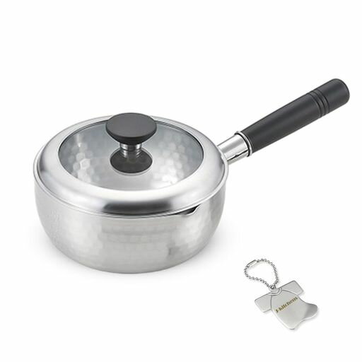 Ih Incompatible - J-kitchensHarmony片手鍋ステンレス製槌目雪平鍋蓋付き18cm錆びにいガスIH対応日本製オリジナルタグ付