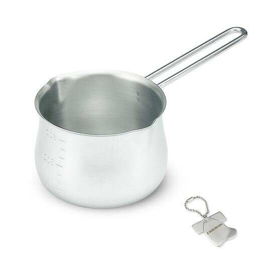 Ih Incompatible - J-kitchens和み片手鍋ステンレス製ミルクパン800ml錆びにいガス専用日本製オリジナルタグ付