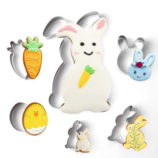 クッキーの型クッキー型型抜きクッキー6個セットビスケットDIY焼き型グッズプレスタイプキッチン子供景..