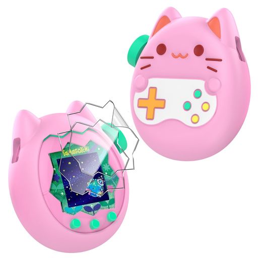 【適用機種】​Tamagotchi Paradise(たまごっちパラダイス)専用設計です。デバイスにぴったりと装着でき、隙間なく全体を保護します。 【耐衝撃・防塵強化】​高品質シリコン素材を採用し、たまごっち本体の角部までしっかりカバー。不意の落下や衝撃を吸収すると同時に、ホコリやゴミの侵入を防ぎ、本体を常に清潔に保ちます。 【保護フィルム装着手順】​1.初期貼り付け​。「STEP1」ラベルを剥がし(剥がし面が粘着面右向き矢印下向き)、フィルムと画面を位置合わせ后、一端を軽く貼り固定。​ 2.全体貼り付け​。画面向きを調整し、残りのフィルムを持ち上げ、手前からゆっくり押さえながら全体に貼る。​ 3.最終処理​。フィルム全体が貼り终わったら、保護用の「STEP2」ラベルを剥がす。​ 【防水加工・使い勝手良い】​日常生活での水滴や軽い湿気から本体を守る防水加工を施しています。キッチン、洗面所、屋外でも安心して使用可能です。​ ※ご注意:ケースの穴開き部分(端子口など)は防水対象外となります。 【キュートスタイル】​本体にぴったりフィットするシリコンケースで、可愛らしいデザインが特徴です。