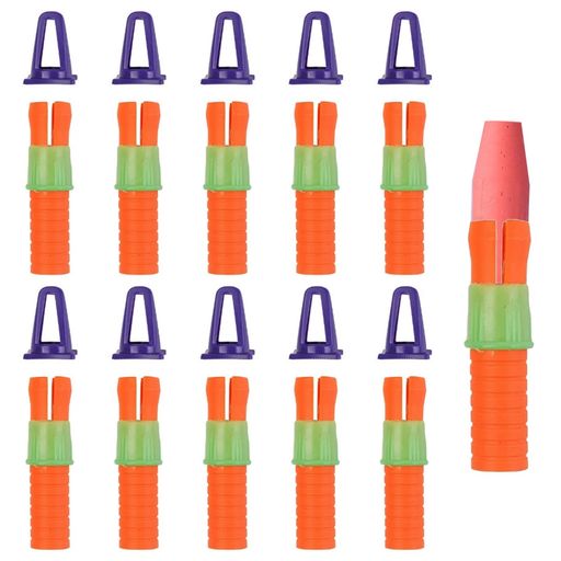 PAVIKEクレヨンエクステンダーホルダー(10本セット)子供用チョークホルダーオイルパステルホルダーエクステンダーオイルパステルエクステンダークレヨン延長ツール油絵スティックと描…