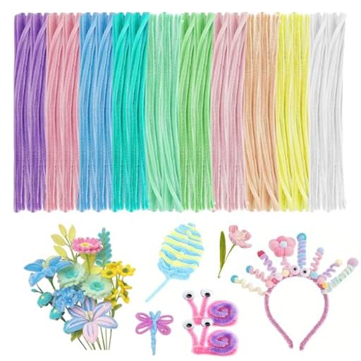 約200本手芸モールマカロンカラーモール混色6mmクラフトモールDIY手作り素材モールフラワーインテリア..