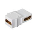 CYL字型HDMI1.4スナップインメス-メスキーストーンジャックカプラーアダプター壁プレート用ホワイト