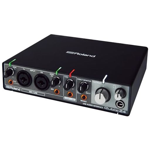 24bit/192kHz対応、2in/4outのUSBオーディオ・インターフェース クリアな音質を実現する、徹底した低ノイズ設計と堅牢なメタル・ボディ 低ノイズ、高音質設計のマイク・プリアンプを2機搭載 録音時も安心のな視認性の高いレベル・インジケーターとコンプレッサー/リミッター搭載 配信や「歌ってみた」に使いやすい内蔵コンプレッサー/リミッター
