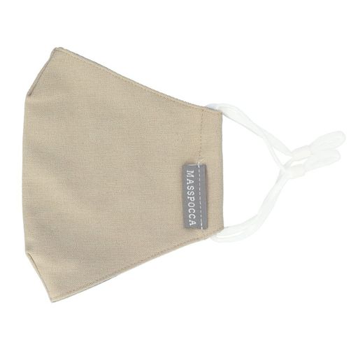 MASSPOCCA(マスポッカ)あったかマスク防寒・飛沫防止温感マスク洗える(ナチュラルベージュ)