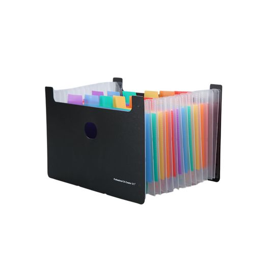 拡張ドキュメントファイルA613ポケット書類領収書/伝票収納領収書の紙ファイルボックス書類収納ケース..