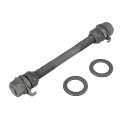 BULLSPANN9.5MMホイールハブアクスルフロントアクスルソリッドシャフトMTB自転車用ブラック1個入り交換パーツアクセサリー交換用