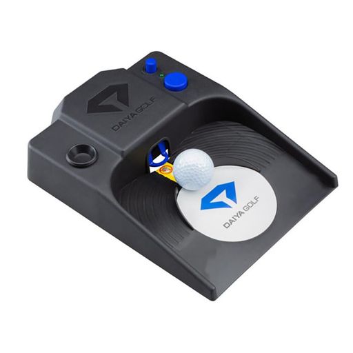 ダイヤゴルフ(DAIYAGOLF)パター練習器具ダイヤオートパットポータブルTR-480電動静音オートリターンUSB・乾電池対応A4サイズで軽量持ち運びOKブラック