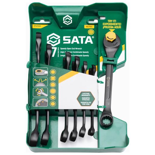 樂天商城 - SATA コンビネーションクイックレンチセット(7点) ST47530