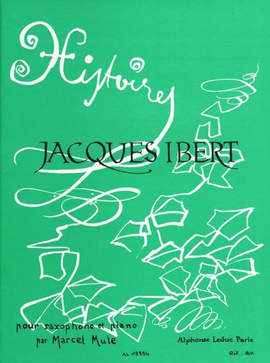 原題:IBERT/MULE:HISTOIRESRECUEILSAXOPHONEMIBETPIANO 編成・種類:サクソフォン、ピアノ