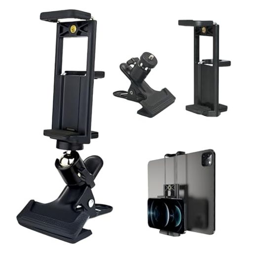 SensaBliss車載ホルダーサンバイザーホルダータブレットスマホクリップしっかり固定後部座席使用可能360度回転4-11インチiPhoneiPadAndroid多機種対応