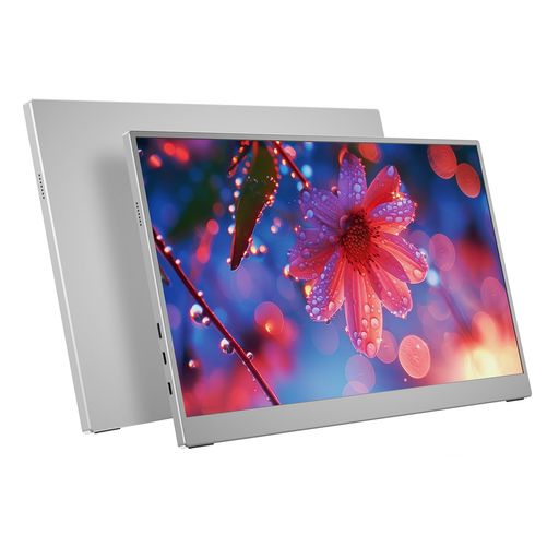 Azeyou モバイルモニター 15.6インチ 1920*1080 モバイルディスプレイ 金属製 ポータブルモニター IPS液晶パネル 6mm薄型 超軽量 自立型スタンド USB Type-C ミニHDMI