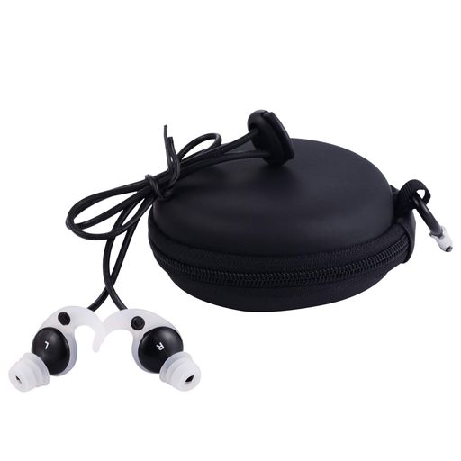 Jodensilkサーフィン用耳栓-水泳・ダイビング・シュノーケリング用紛失防止コード付きブラック(4.0)