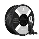 QIDITECHマットPLARAPIDOフィラメント1.75MMブラック、PLAMATTE3Dプリンターフィラメント1KGスプール(2.2ポンド)、高速印刷に適し、ほとんどのFDM3Dプリンタに適合3DPRINTER