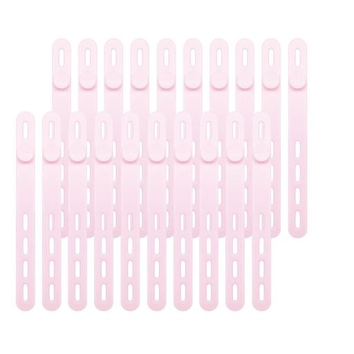 Kimstore【20本セット・4穴調整・取付簡単・配線整理】ケーブルクリップコードクリップケーブルバンドコードまとめるケーブルクリップ結束バンドオフィス/家庭用オフィス用/車内用/旅行…