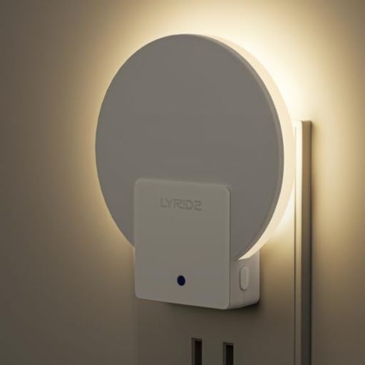 Other - Lyridzセンサーライト室内コンセントバックライト型常夜灯明るさ調節可足元灯明暗センサー夜間常時点灯省エネ玄関廊下段階洗面台電球色