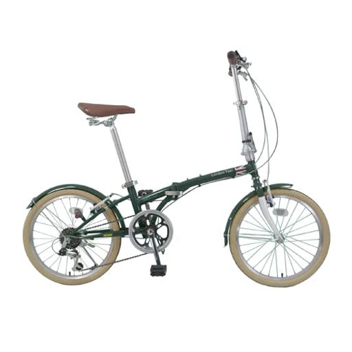 都市 シンプル且つ鮮やかなデザインの折りたたみ自転車。シマノ変速機付き ハンドル、ペダル等、一部お客様ご自身での組み立てが必要です。取扱説明書の手順にしたがって組み立ててください。(簡易工具付き)※同梱の取り扱い説明書は他の一般自転車の汎用なので、該当しない内容も記載されております。 サドル高:62~95cm/ハンドル高さ:92~103cm(にぎり部)/適応身長:約145cm~ タイヤ:20 x 1.5 インチ 本体重量:約13kg SHIMANO (SL-TX50 / RD-TY21 /MF-TZ500)、ビンテージスタイルグリップ&amp;サドル