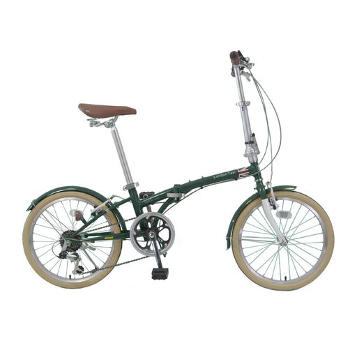 都市 シンプル且つ鮮やかなデザインの折りたたみ自転車。シマノ変速機付き ハンドル、ペダル等、一部お客様ご自身での組み立てが必要です。取扱説明書の手順にしたがって組み立ててください。(簡易工具付き)※同梱の取り扱い説明書は他の一般自転車の汎用なので、該当しない内容も記載されております。 サドル高:62~95cm/ハンドル高さ:92~103cm(にぎり部)/適応身長:約145cm~ タイヤ:20 x 1.5 インチ 本体重量:約13kg SHIMANO (SL-TX50 / RD-TY21 /MF-TZ500)、ビンテージスタイルグリップ&amp;サドル