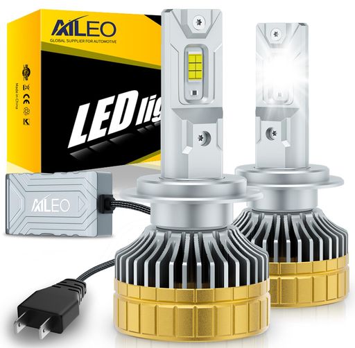 【超高輝度と照明】: AILEO 2024年版 I8 H7 LED電球は、改良された高輝度のCSP LEDチップ36個を搭載しています。ペアで18000LMの6500Kクールホワイトの光束を提供し、視認性と道路上の安全性を向上させながら、消費電力を抑えます。 【デュアル冷却ファンと長寿命】: 私たちのH7 LED電球は航空機用アルミニウムで作られており、高効率のデュアル冷却ファンを内蔵しています。これにより、熱の迅速な放散、高温・低温への耐性、そして優れた性能が特徴です。寿命は60,000時間以上です。 【信頼性のある性能】: 従来のハロゲン電球と比較して、AILEO H7 LED電球は60%のエネルギー節約が可能で、防水規格IP68を誇ります。これにより、様々な気象条件でも安定した明るさと長持ちする性能を提供し、頻繁な電球交換の必要性を減らします。 【簡単インストール】: 私たちのH7 LED電球は、迅速かつ問題のない取り付けを実現するために設計されており、車両の既存のソケットに直接適合します。プラグ&amp;プレイです。 【セット内容】: 2個の白色H7 LED電球が付属します。