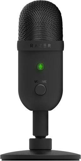RazerSeirenV2XUSB25mmコンデンサーマイクスーパーカーディオイド集音パターンアナログゲインリミッターマイクモニタリングゲイン/ミュートボタン本体配置内蔵型ショックアブソーバー搭載
