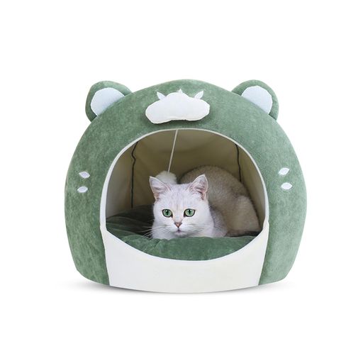 【商品サイズ】サイズ:40*40*40cm、耐荷重:7KG。素材:コットン、ポリエステル。猫・小型犬・うさぎ・小型ペットなどに適用。優しい肌触りの生地で、保温性抜群、フワフワで寝心地の良いペットハウスです。 【保温防寒設計】ベッドの入口の開口部が小さく設計されております、外の風を有効に遮断できます。起毛生地が保温性高く、しっかり熱量を閉じて、暖かくペットを包んでくれます。 【絶妙な寝心地】中身はもこもこのPP綿が入っていて、ボリューム感たっぷり!ベッド部分はひんやり柔らかく、側面には中綿もたっぷり充填、型崩れしにくく、長期間お使いいただけます。 【幅広く活躍する】かわいいデザインで、部屋の創造的なインテリアにもなります8分音符室内、キャンピング、ピクニック、帰郷などのシーンで使用可能です。オールシーズンに使えるペットベッド。 【アフターサービス】VanderHOMEはお客様に迅速な反応と満足のいくサービスを提供し、お客様が製品を使用する際に生じた問題を解決します。万が一、不具合や破損その他気になる点がございましたらご遠慮なくお問い合わせください。