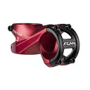 FUNN(ファン)ストライジ(STRYGE)ドロップハンドルステム、角度-5°、長さ55MM、バークランプ35MMのステム、マウンテンバイク、BMXバイク、ロードバイク、グラベルバイク用自転車ステム(レッド)