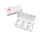 ピルケース防水防湿薬ケース(2個)セットシンプル機能で携帯しやすいコンパクトサイズ小分け二重保護飲み忘れ防止ビタミン/錠剤/フィッシュオイル/サプリメント/薬入...