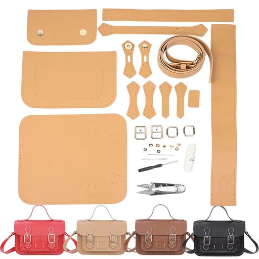 DIYハンドバッグ作成キットレザークラフトショルダーバッグキットレディース手作りバッグキットレザー..