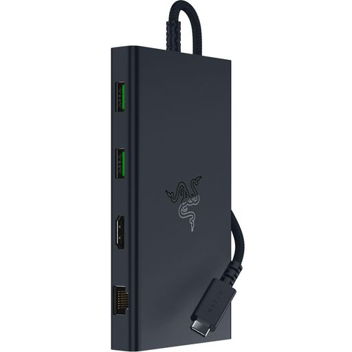 RazerUSBCDockドッキングステーション11ポート設計USB-CポートUSB-Aポートギガビットイーサネットポー..