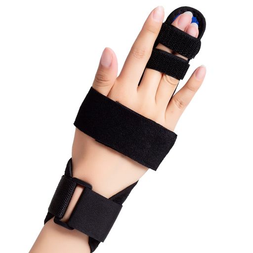 指サポーターばね指腱鞘炎突き指固定用金属プレート内蔵しっかり固定手のひら固定調節可能フリーサイズ左右兼用 指サポーターばね指腱鞘炎突き指固定用金属プレート内蔵しっかり固定手のひら固定調節可能フリーサイズ左右兼用