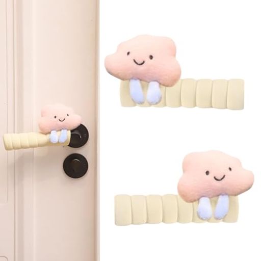 ADOFUN ドアノブカバー 2個セット グリップクッション ドアノブ レバー カバー 柔...