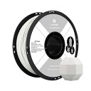 QIDITECHPLARAPIDOフィラメント、1.75MM寸法精度プラスマイナス0.03MM、高速印刷対応最大400MM/S、FDM方式3Dプリンター用、多くの3Dプリンターに対応、1KGスプール(2.2LBS)、ホワイト(白色)