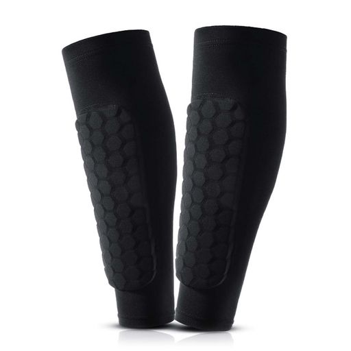 すね当てソックスすね当てサッカースネサポートスネサポーターEVA滑り止め通気性快適着用弾性設計ナイロン製1ペア大人30cm(黒)