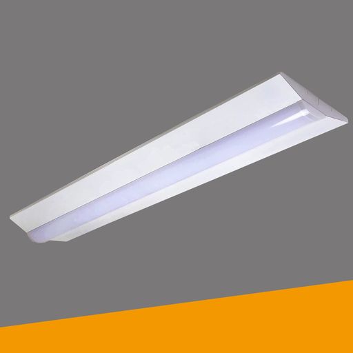 Rakuten - YC逆富士型蛍光灯LEDベースライト器具一体形高輝度8500lm50W消費電力従来天井直付40形x2灯相当LED一体型逆富士形LED蛍光灯直付40W形キッチンベースライトLED施設照明長さ1250mmノイズレス無輻射