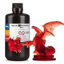 ELEGOOABS-LIKE3Dプリンター用樹脂3.0、405NMUV硬化型フォトポリマー樹脂LCD/DLP3Dプリント用、強化強度と靭性、高精度、低粘度、クリアレッド1000G