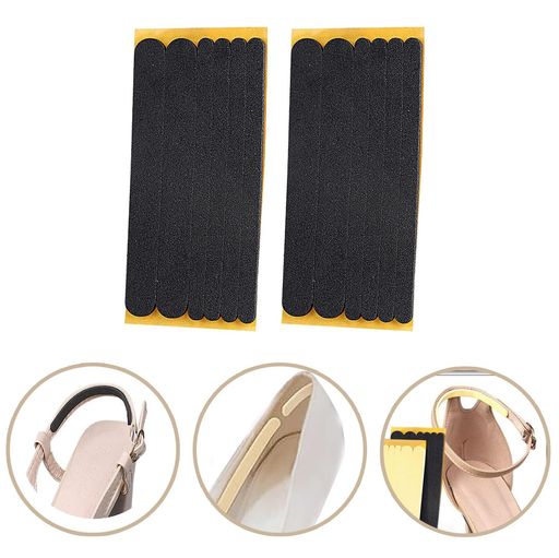 靴ずれ防止サイズ調整靴脱げ防止パッドかかと保護ヒールクッション滑り止めパカパカ防止アンクルストラップパンプスレディースポインテッドトゥ男女兼用(12枚セット)(...