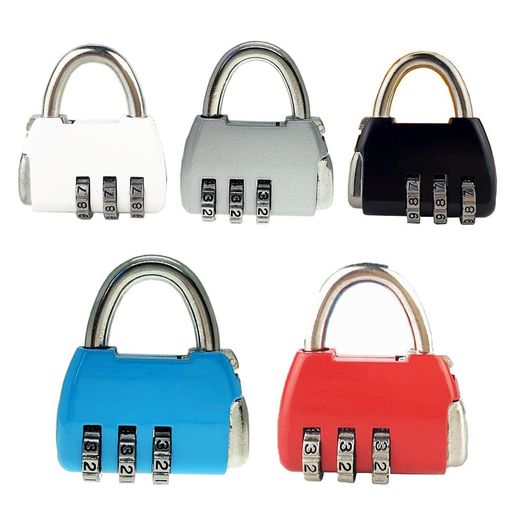 南京錠スーツケースロック3桁ダイヤル式ダイヤル錠小型金属製携帯型設定が簡単バッグ用ロック盗難防止..