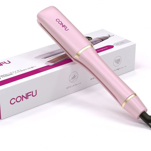 CONFUヘアアイロンストレート38MMストレートヘアワイヤレスヘアアイロン持ち運び3段階温度調整MAX210°
