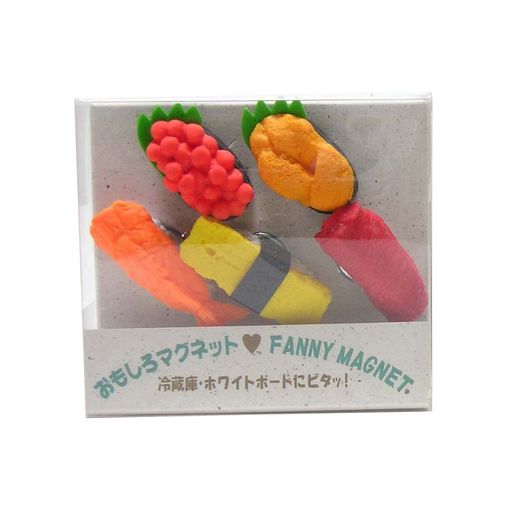東京画鋲TORAYAオモシロマグネット5P寿司CC-609マク