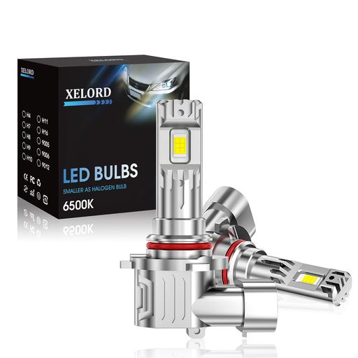 XELORD 9005 HB3 LED ハイビーム用 ヘッドライト バルブ 爆光 車検対応 6500K ホワ...