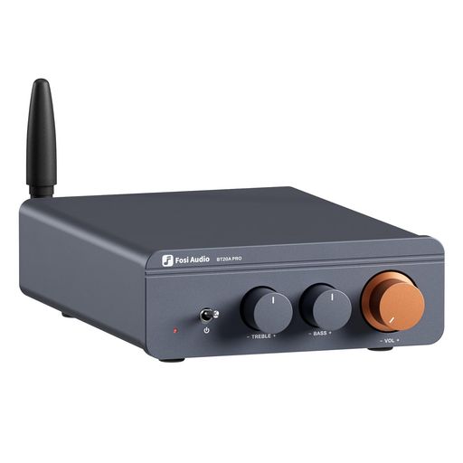 Fosi Audio BT20A Pro 300W x2 TPA3255 Bluetooth 5.0 パワーアンプ 小型 ホーム オーディオ ステレオ 2チャンネル 2ch アンプ レシーバー ミニ Hi-Fi クラスD 家庭用 統合アンプ スピーカー用