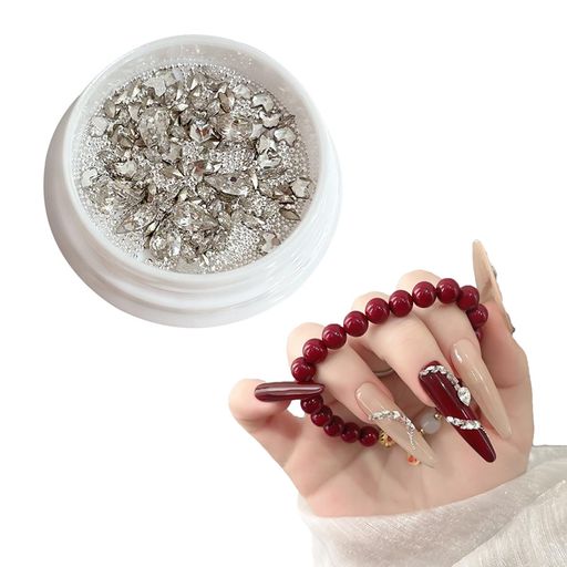 YANHUILAYネイルラインストーンネイルストーン蛇ネイルパーツラインストーンキラキラ立体小さいネイルアートパーツネイルデコレーションジュエリーデコパーツハンドメイド素材DIY手芸ネ…